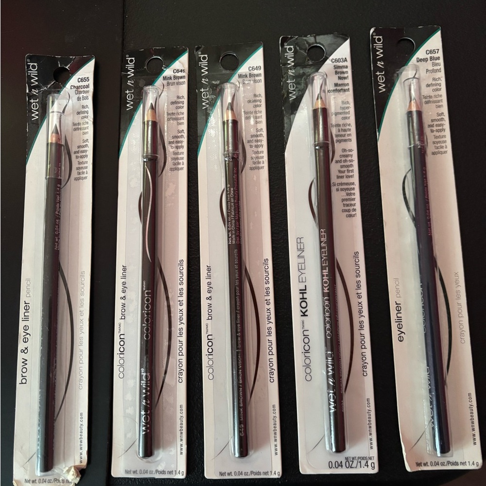 Wet n Wild Eyeliner and Brow Pencil Collection